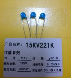 Capacitor cerâmico verde 15KV Singlelayer 150pF Y5T do disco do resistor de filme do carbono 151K