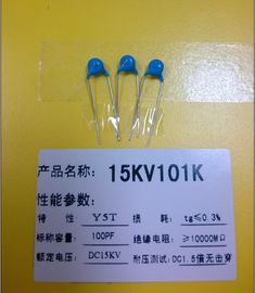Resistor de filme cerâmico 10kv de 682 carbonos do capacitor eletrônico da C.C. 6800PF para o motorista Led