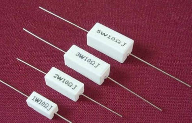Resistor branco do poder do cimento 20W 100 ohm/100R, resistor de alta temperatura