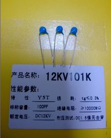Leaded radiais capacitor cerâmico 12KV 100pF Y5T do disco 101K 101