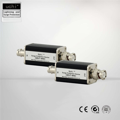 Dispositivo de proteção do impulso do CCTV do Uc 8VDC, protetor de impulso da liga de alumínio BNC