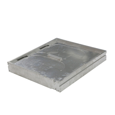 Placa fria de fibra ótica de alumínio, placa fria líquida da soldadura de fricção