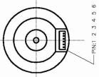37 mm OD caixa de engrenagens padrão BLDC motor de engrenagens planetárias 8 polos