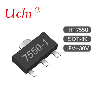 SOT89-3 HT7550-1 100mA Baixa Potência LDO 24V Em Equipamentos Alimentados por Bateria
