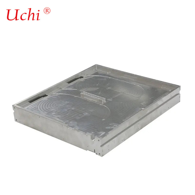 Placa de refrigeração de fibras ópticas de alumínio Soldadura por atrito Placa de frio líquido