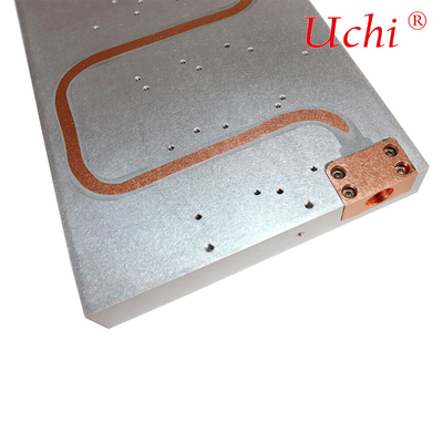 Equipamento industrial Profil de alumínio Radiador de tubo de cobre de alta potência Refrigerado a água Radiador de placa Processamento personalizado