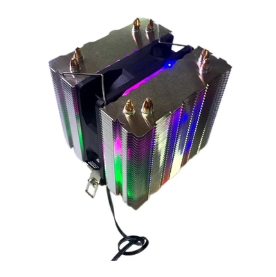 ARGB 8 Fans de tubos de calor Frio de CPU de sumidouro de alumínio