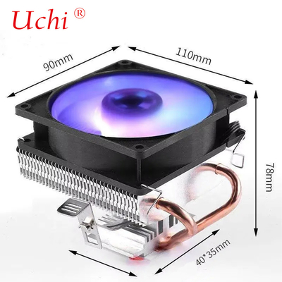 12v DC Fener Cooler Mini Alumínio Heatsink CPU Cooler