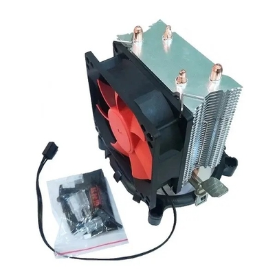 Refrigerador Cpu lateral vertical Refrigerador de 92 mm Ventilador 2 Tubo de aquecimento de cobre Para PC Computador Socket Universal AMD Intel Processador IC