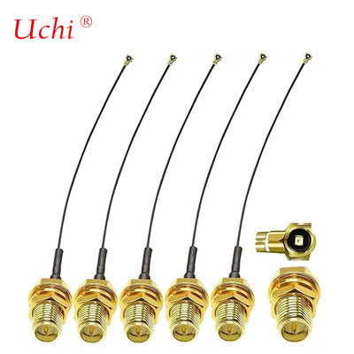 WiFi Antenna Booster com 15cm 6inch 1.13mm RP-SMA Fêmea para UFL Cabos de comunicação de cabo coaxial