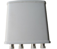 Antenna de painel duplo polarizado de 4 portas ao ar livre 698-960/1710-2700/3300-4000MHz Estação base Antenna GSM 2G 2G 4G 5G Equipamento de RF