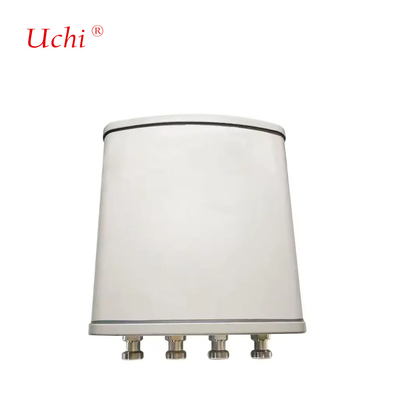 Antenna de painel duplo polarizado de 4 portas ao ar livre 698-960/1710-2700/3300-4000MHz Estação base Antenna GSM 2G 2G 4G 5G Equipamento de RF