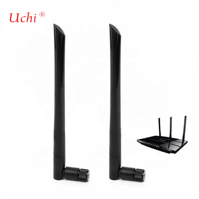 Roteador externo de alto ganho sem fio Flexível 2.4G 5.8G Long Range WiFi de borracha banda dupla 2.4g Roteador Antenna