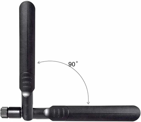 2.4G 5.8G 5dBi Wi-Fi Antenna Para Android Com RP-SMA Conector macho Antenna de banda dupla