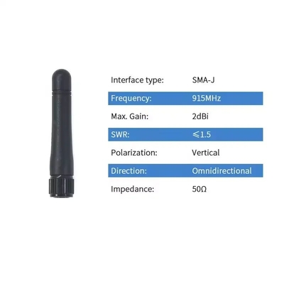 2.0dBi 915M RF Omnidireccional Alta Antenna de Ganho Comunicação
