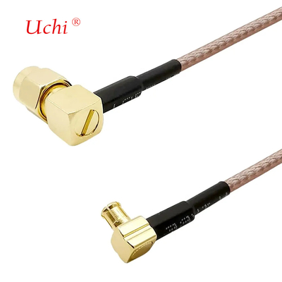 Cabos de baixa perda SMA-Male para MCX macho ângulo direito 6 polegadas 15cm conector RF RG316 Antena coaxial Pigtail