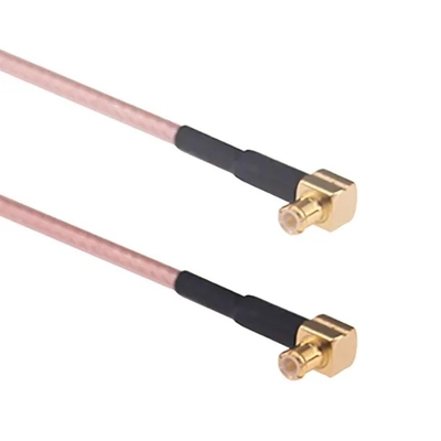 Cable coaxial IoT 50 Ohm RG316 90 graus MCX para MCX