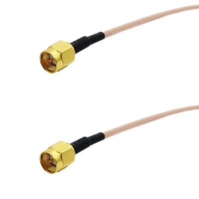 Low Loss SMA Male Plug To SMA Male Plug RG316 Wire Tail Patch Cord Expansão de Cable Assembly