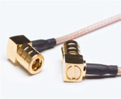 90 graus SMB macho para ângulo macho Plug feminina com cabo coaxial RG316 50 ohm