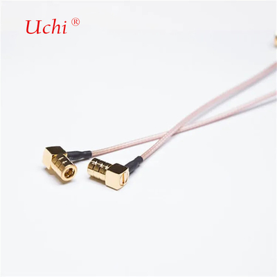 90 graus SMB macho para ângulo macho Plug feminina com cabo coaxial RG316 50 ohm