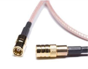 RP SMB Plug de macho para macho com cabo coaxial RF RG178 RG316 50ohm 6GHz