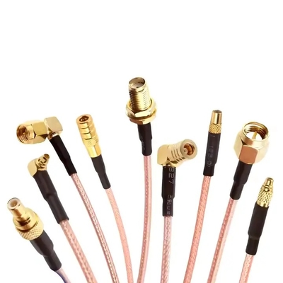 RP SMB Plug de macho para macho com cabo coaxial RF RG178 RG316 50ohm 6GHz