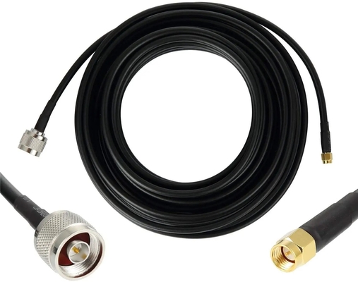 RG58 SMA Homem para TNC Homem Baixa Perda 50 Ohm RF Adaptador de cabo coaxial TNC para SMA Cabo de extensão para dispositivos LAN sem fio