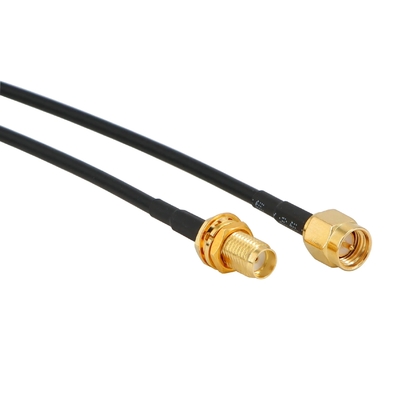 SMA-J/N-J/K Todo cobre SYV50-5 Cabo de extensão de transferência de RF de baixa perda LMR400 10D-FB Cabo RF coaxial para comunicações RJ59 SMA