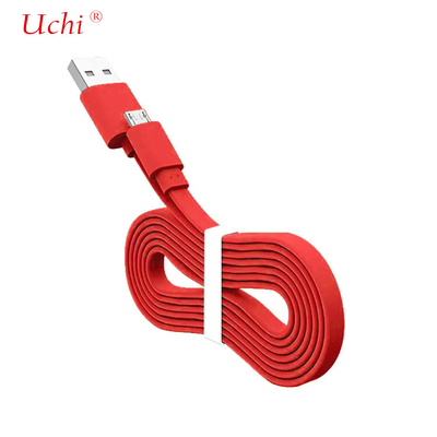 USB 3A Tipo C Cable Carregador PVC Flat Noddle Forma Tipo Carregamento Rápido Para Cable de carregador de telefone celular