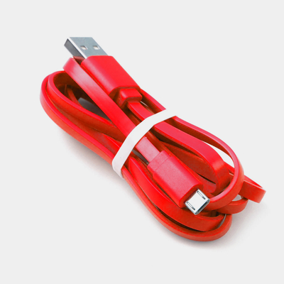 USB 3A Tipo C Cable Carregador PVC Flat Noddle Forma Tipo Carregamento Rápido Para Cable de carregador de telefone celular