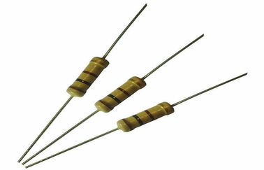 Amarele 10 o resistor de filme do carbono do ohm 1W 5% para PWB, resistores fixados filme do carbono