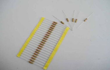 Amarele 10 o resistor de filme do carbono do ohm 1W 5% para PWB, resistores fixados filme do carbono