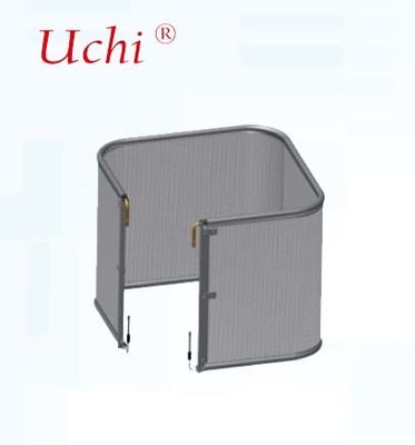 Economia de energia Serpentine Fin Transversal Microcanal Trocador de calor Microcanal Condensador