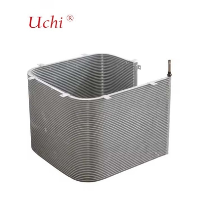 Economia de energia Serpentine Fin Transversal Microcanal Trocador de calor Microcanal Condensador