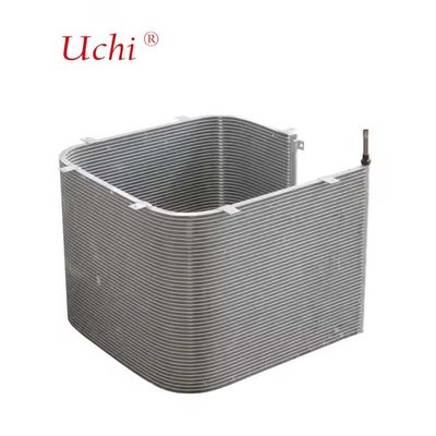 Economia de energia Serpentine Fin Transversal Microcanal Trocador de calor Microcanal Condensador