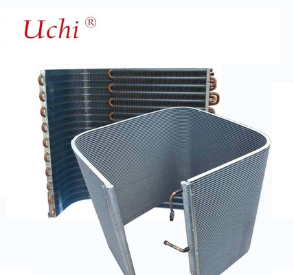 Economia de energia Serpentine Fin Transversal Microcanal Trocador de calor Microcanal Condensador