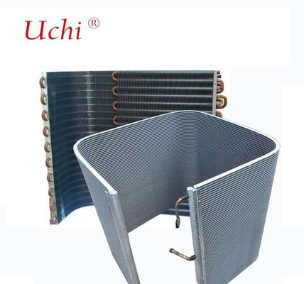 Economia de energia Serpentine Fin Transversal Microcanal Trocador de calor Microcanal Condensador