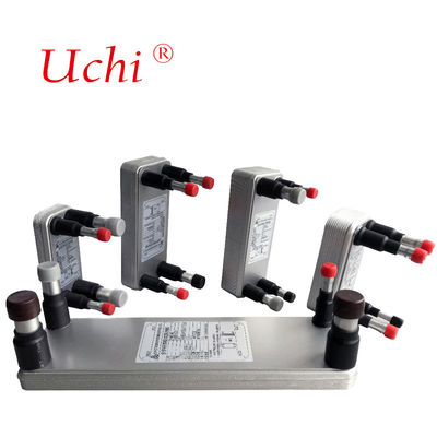 Trocador de calor microcanal de placa brasada de alumínio