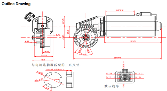 MT005 Motor para mesa elevatória elétrica, alta capacidade de carga, velocidade de elevação rápida