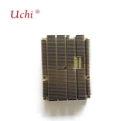Cooler de CPU sem ventoinha com tubos de calor de cobre e aletas de alumínio em zíper