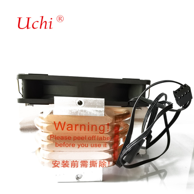 Ventoinha de 120mm para CPU de Computador Vem com 6 Tubos de Calor para Controle de Temperatura de Alta Eficiência