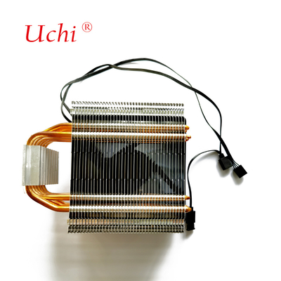 Ventoinha de 120mm para CPU de Computador Vem com 6 Tubos de Calor para Controle de Temperatura de Alta Eficiência