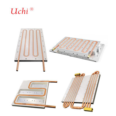 Refrigerador de água-refrigerado circular com placa de resfriamento líquido de alumínio