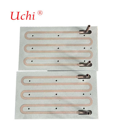 Placa de refrigeração de líquido personalizada Lava-chamas de cobre-alumínio sistema de refrigeração de placas de água fria