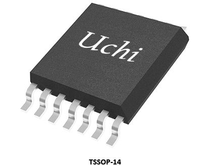 Driver de linha sem capacitores de 2Vrms a 3Vrms com ganho ajustável Circuito Integrado IC