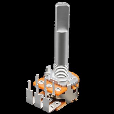 Potenciômetro Rotativo de Eixo Metálico RD16 Potenciômetro RV16 Potenciômetros de Precisão CTR