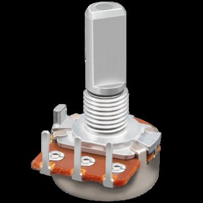 Potenciômetro Rotativo de Eixo Metálico RD16 Potenciômetro RV16 Potenciômetros de Precisão CTR