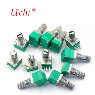 Potenciômetro rotativo de precisão RK097NS 5 pinos 9mm 10K Mono