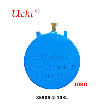 Potenciômetro Rotativo de Precisão Multivoltas Bobinado 3590 10k Ohm 5% 2w