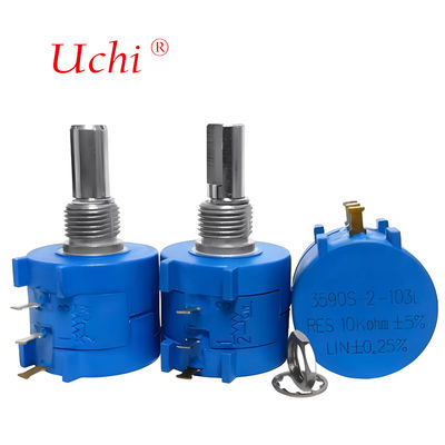 Potenciômetro Rotativo de Precisão Multivoltas Bobinado 3590 10k Ohm 5% 2w